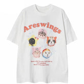 Areswings Cats Graphic T-Shirt